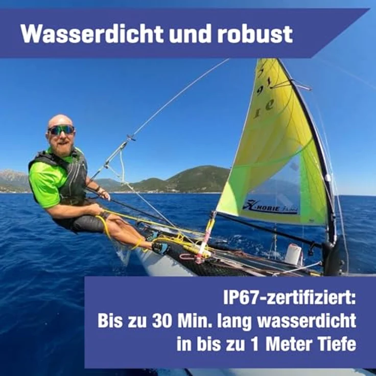 Instamic Pro Plus C Mono, kabelloser Audiorecorder mit IP67 Wasserschutz, 32-Bit-Float-Aufnahme und Bluetooth Streaming – Bild 9