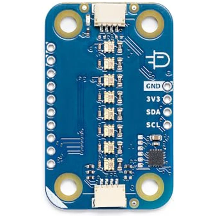 Arduino Modulino Pixels [ABX00109], Qwiic-kompatibles RGB-LED-Modul mit 8 adressierbaren LEDs für visuelle Effekte in Arduino-Projekten – Bild 2