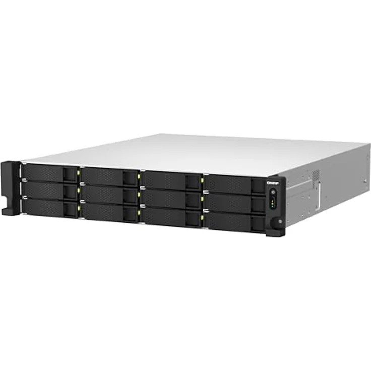 QNAP TS-h1887XU-RP-E2336-32G Intel Xeon E-2336 6 Cores/12 Threads 32GB ECC DDR4 2x16 18-Bay 2U rackm (0 TB), NAS, Schwarz – Bild 5