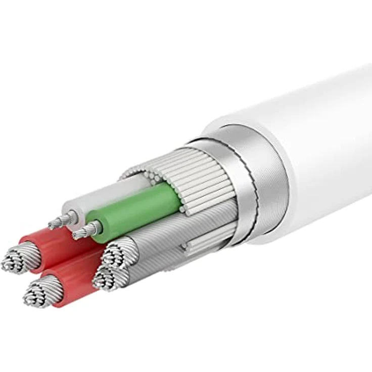 Oppo VOOC USB C Kabel , schnelles Aufladen und Synchronisation, geeignet für Samsung Galaxy/Huawei/Oppo/Xiaomi/Apple MacBook, 1 m, Ladekabel/Datenkabel, weiß – Bild 4