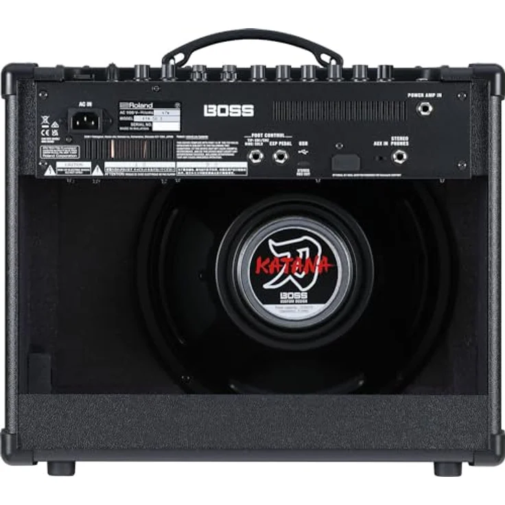 Boss by Roland Katana 50 Gen 3, Gitarren-Verstärker mit 50 W, 2 Kanälen, 12" Custom-Lautsprecher, 6 Verstärkertypen, inkl. Klinkenkabel – Bild 2