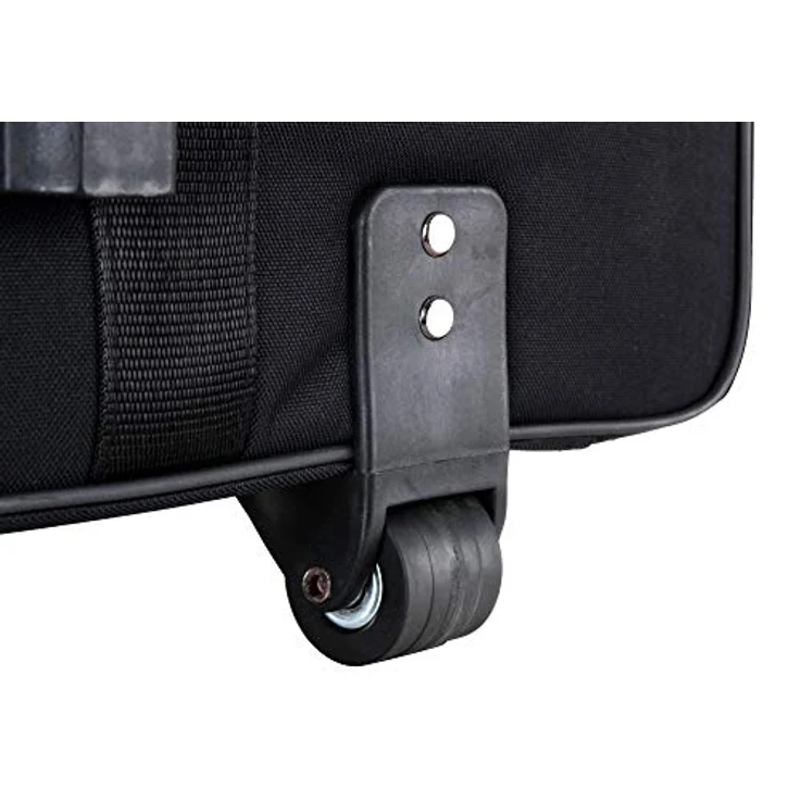 Alpenklang AT-96 Akkordeontrolley, 96 Bass mit ausziehbarem Handgriff, zwei Rollen, schwarz – Bild 4