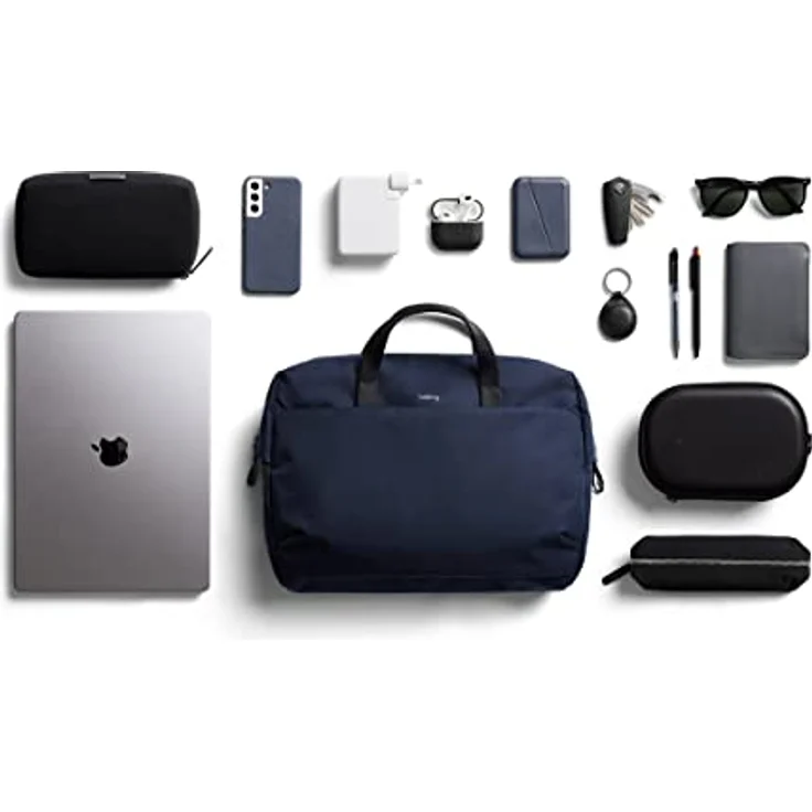 Bellroy Via Laptoptasche 38 cm, navy, aus 100% PET mit kompakten Maßen 38 cm x 7 cm x 32 cm – Bild 7