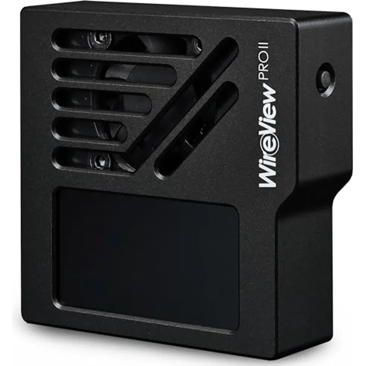 Thermal Grizzly WireView Pro II GPU Schwarz, Monitoring- und Strommessgerät für 12V-2x6- und 12VHPWR-Grafikkarten mit Per-Pin-Strommessung und TFT-IPS-Display