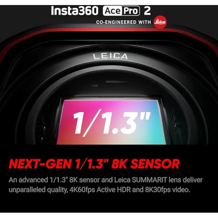 Insta360 Ace Pro 2 Flash Print Bundle, Actionkamera mit 8K-Sensor, Bluetooth und WLAN, inklusive tragbarem Drucker – Bild 5