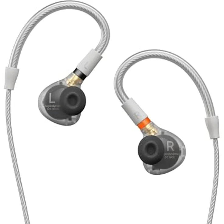 beyerdynamic DT 30 IE, In-Ear Kopfhörer mit dynamischem 1-Weg Treiber, IP54 Schutz, weiß-transparent – Bild 2