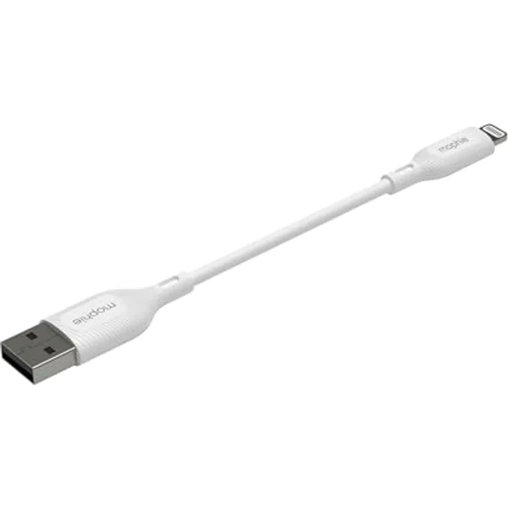 Mophie essentials USB-Kabel Lightning (M) zu USB (M), 1 m, USB Power Delivery (12W), weiß – Bild 3