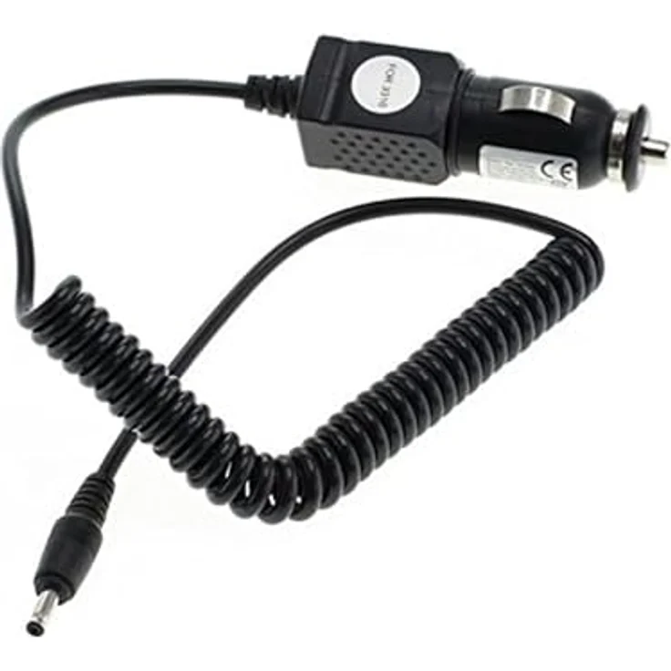 AccuCell KFZ-Ladekabel für Nokia Handys mit 3,5mm Anschluss, 12-24 Volt, 1 Meter Kabel, schwarz – Bild 1