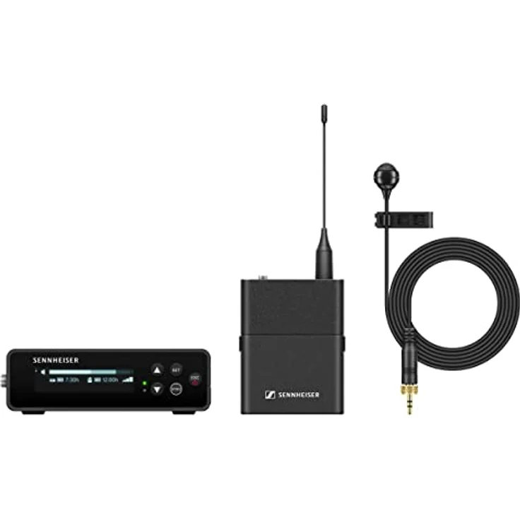 Sennheiser EW-DP ME4 SET R1-6, volldigitales UHF-Drahtlossystem mit ME 4 Lavaliermikrofon, Bluetooth, bis zu 12 Std. Akkulaufzeit, Frequenzbereich 520-576 MHz – Bild 2