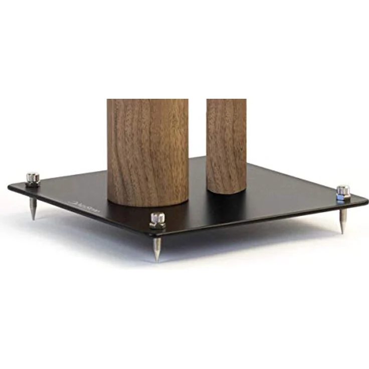 Norstone Lautsprecherständer Stylum 3 (80cm) Eiche (Dekor), stabil aus Metall, belastbar bis 50kg, Paarpreis – Bild 3