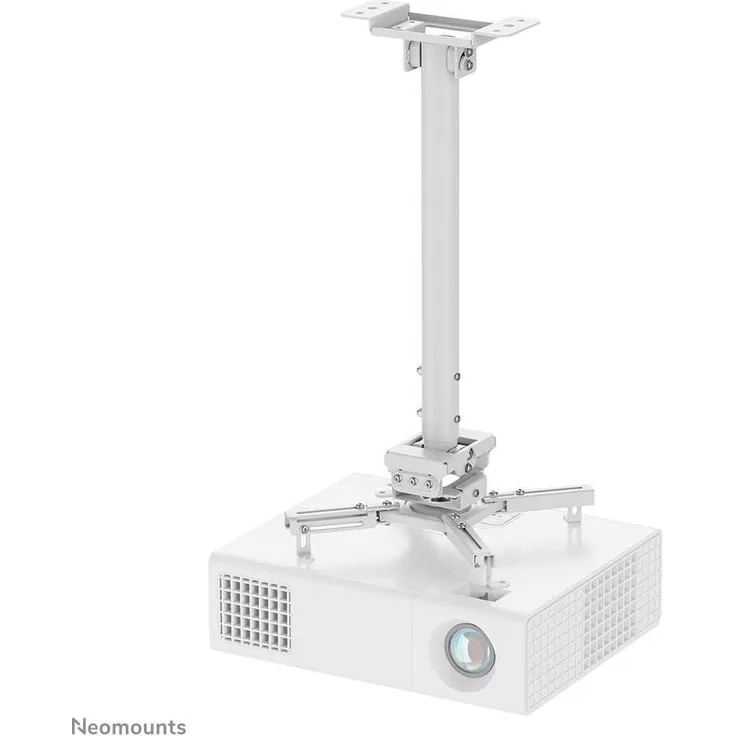 Neomounts CL25-540WH1, Universelle Deckenhalterung für Beamer, höhenverstellbar, Weiss, bis 35 kg tragbar