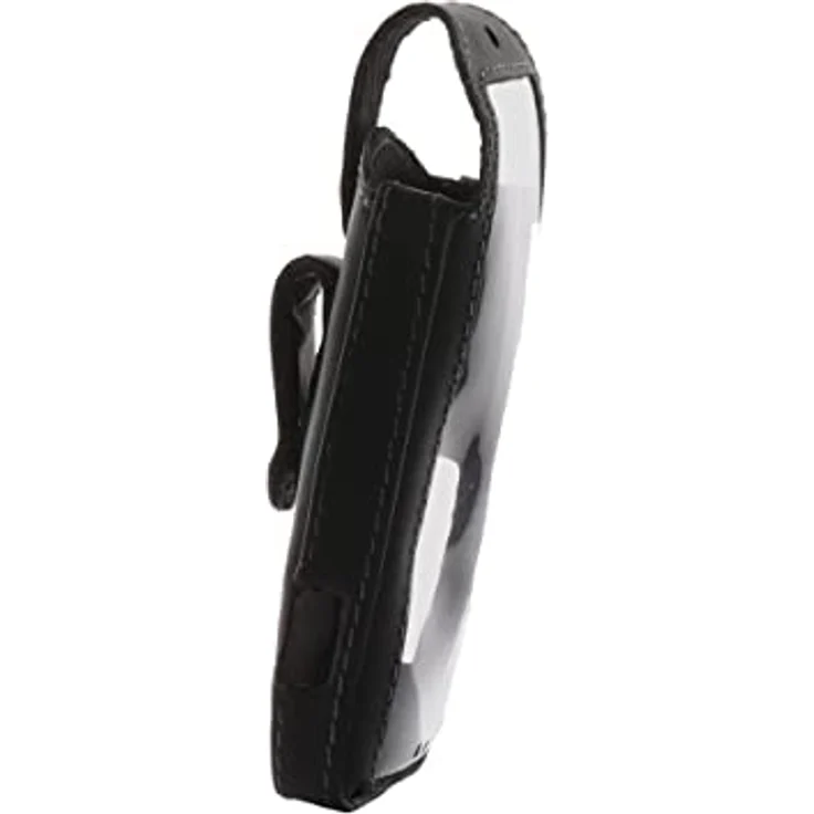 JT Berlin Turnline Ledertasche für das Aastra 630 / 630d / 632d, Mitel 630 / 630D / 632d / 632d2 / 632dt Gürtel-Tasche [Echtleder, 8-Stufen drehbarer Gürtelclip, Handmade in Europe] - schwarz – Bild 3