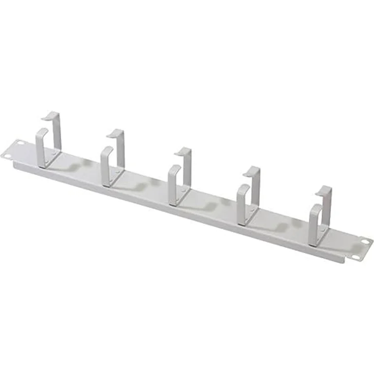 Digitus Rangierpanel DN-97601, 48.3 cm (19 Zoll) mit 5 Kabelführungsbügeln für optimale Verkabelungsordnung – Bild 1