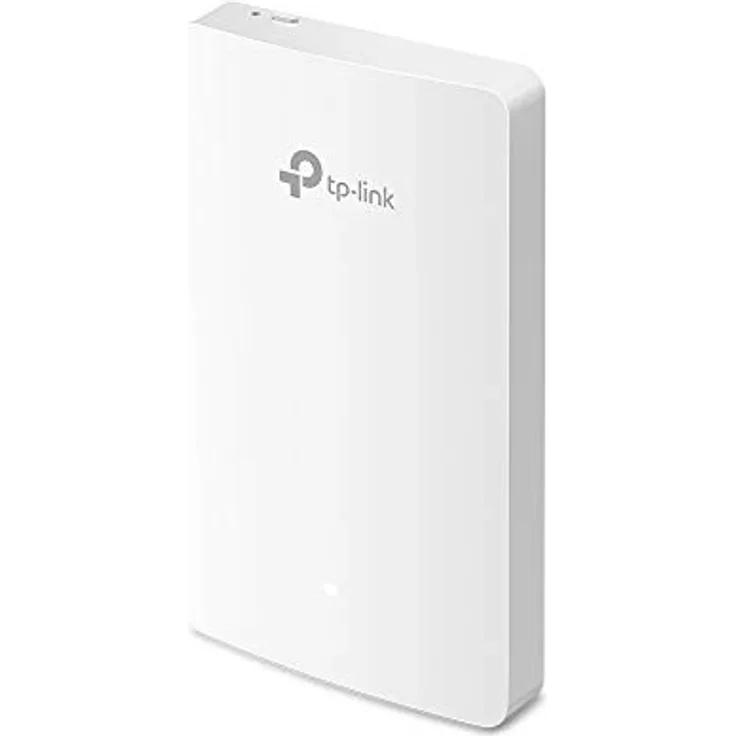 TP-Link EAP615-Wall AX1800 Dual-Band Wi-Fi 6 Accesspoint, 4 Gigabit-Ports, 802.3af/at PoE, EIN Anschluss unterstützt PoE Out (max. 13 W), Omada SDN