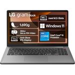 LG gramBook 15U50T-G.AA56G, 15,6 Zoll Notebook mit Intel i5, 16GB RAM, 512GB SSD, 1920x1080 IPS-Display, Dolby Atmos Audio, Windows 11 Home, 24 Monate Garantie