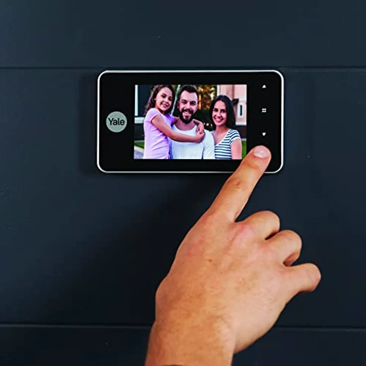 Yale DDV 500 - Digitaler Türspion, Silber, DDV 4500 mit Live-Ansicht und Nachtsicht – Bild 4