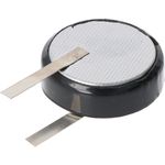 AccuCell CR2477 Lithium Batterie mit U-förmiger Lötfahne, 3V, 1000mAh, lange Lagerfähigkeit