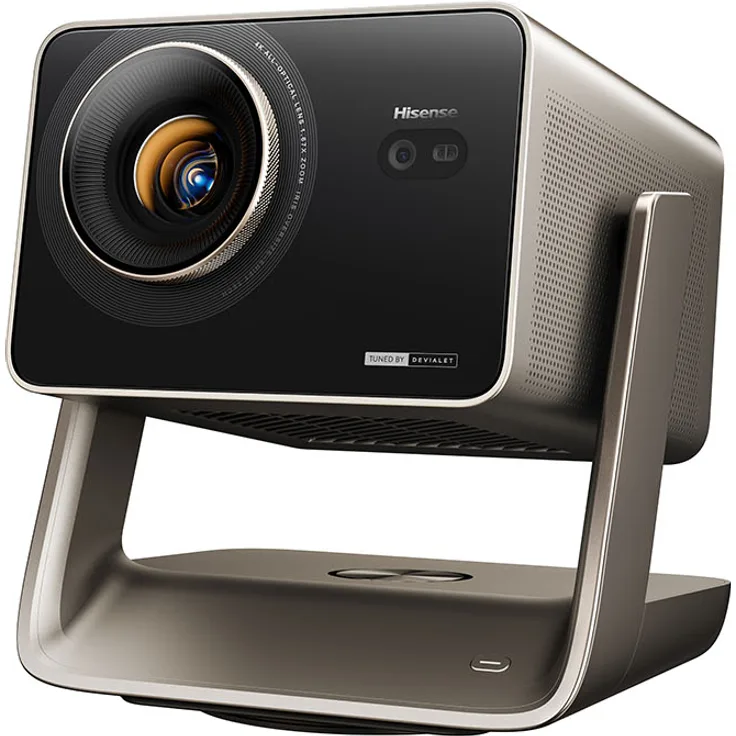 Hisense C3 Pro 4K Triple-Laser Projektor, 3000 Lumen, Smart-TV mit Netflix, YouTube, Disney+ und Prime Video