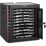 Kensington USB-C-Ladestation K67716EU, PD 3.0-Ladeschrank für 7-11-Zoll-Tablets, abschließbar, mit smartem Kühlsystem, Schwarz