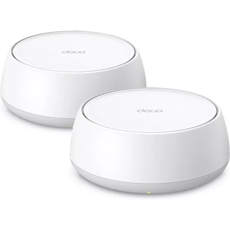 TP-Link Deco BE25 WiFi 7 Mesh WLAN(2 Pack), BE3600 Dual-Band, 2 x 2.5 Gbit/s, WPA3, 4 Streams, 160 MHz Kanäle, HomeShield, für 3-4 Zimmer, TP-Link Mesh WLAN in Weiß – Bild 1