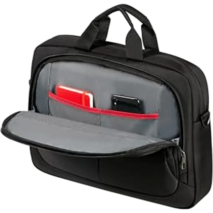 Samsonite GUARDIT 3.0 Aktentasche, Laptop-Tasche für Geräte bis 17,3 Zoll, aus recyceltem PET Polyester, schwarz – Bild 5