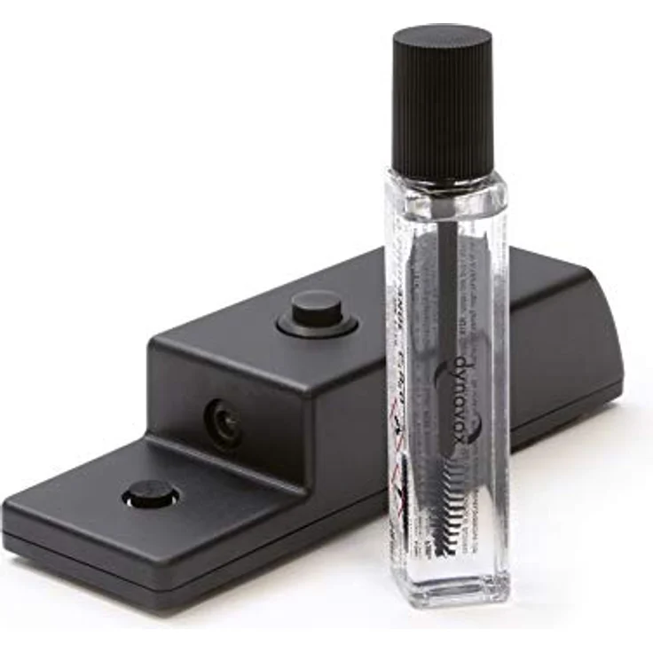 Dynavox HFC-50, Elektrischer Nadel-Reiniger für Schallplattenspieler, inkl. Reinigungsflüssigkeit, Batterie-Betrieb, schwarz – Bild 1