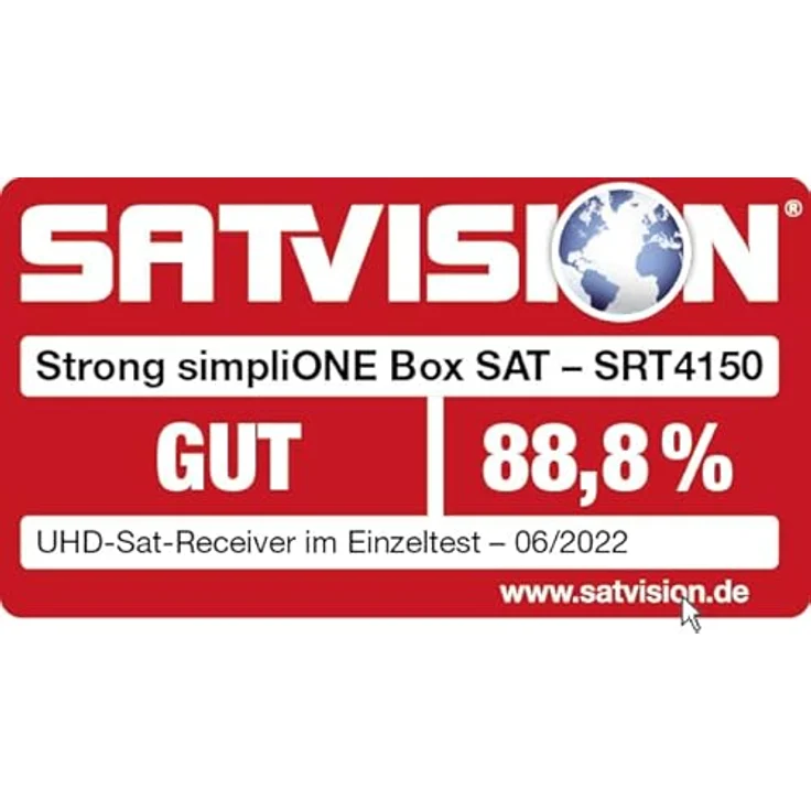 STRONG SRT-4150 simpliONE Box Satelliten-Receiver und Android Streaming-Box (4k UHD, Android TV, Aufnahme/Restart/Replay, Live TV, Google Play Store) schwarz – Bild 3
