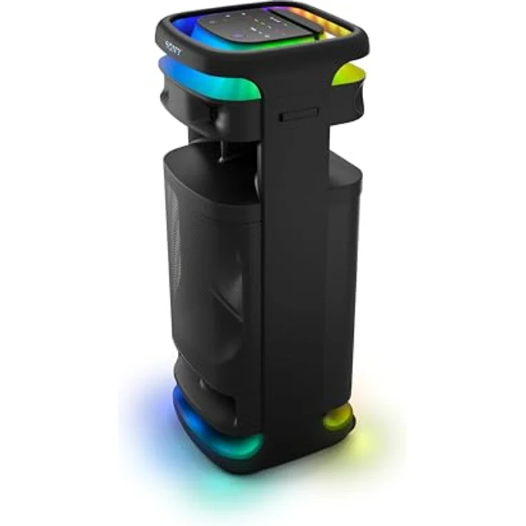 Sony ULT Tower 10 (Netzbetrieb) Bluetooth Lautsprecher, Schwarz, mit X-Balanced Speaker Unit und Partylichtern – Bild 19