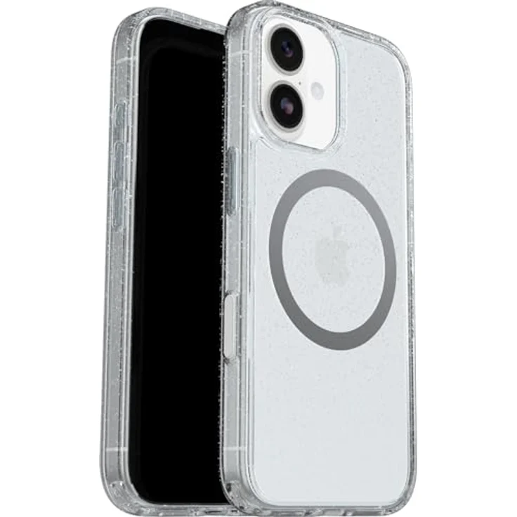 OtterBox Symmetry Series Clear MagSafe Hülle für iPhone 17, stoßfest, 3X militärisch getestet, transparent Stardust – Bild 1