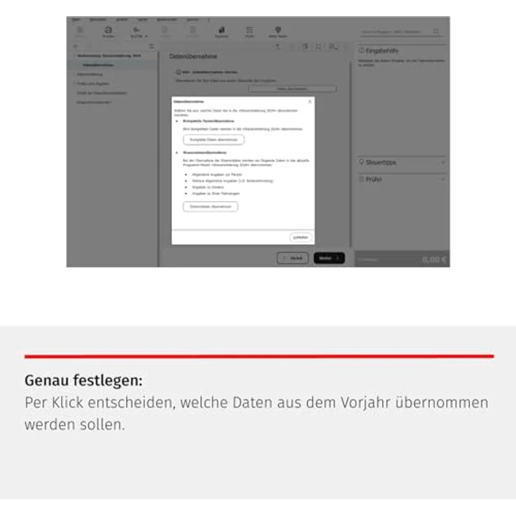 Wolters Kluwer Steuertipps GmbH STEUEReasy 2025 für das Steuerjahr 2024 (Aktivierungscode per Post) - Maximale Steuererstattung, einfache Handhabung, sicher per ELSTER - Privatlizenz 1 Nutzer, max. 3 Installationen, inkl. 1 Einkommensteuererklärung – Bild 4