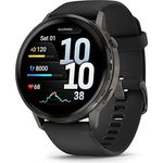 Garmin Venu 4 45mm - Fitness-Smartwatch mit 1,4" AMOLED Touchdisplay, 80+ Sport-Apps, EKG, bis zu 12 Tage Akkulaufzeit, Health Status, Fitness Coach, Rollstuhlfunktionen, Telefonie, Taschenlampe