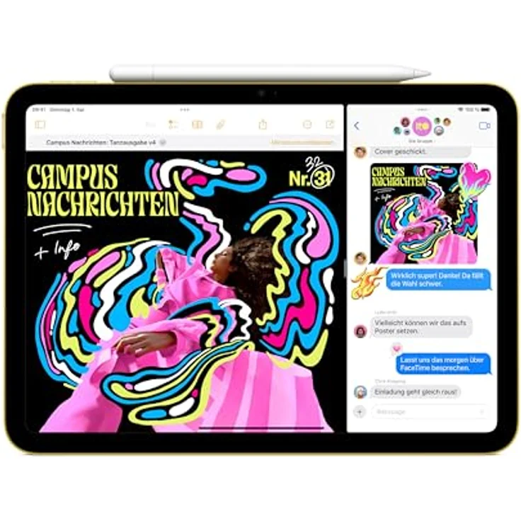 Apple iPad 11" 2025, 11. Generation Wi-Fi 128 GB Blau – Liquid Retina Display, A16 Chip, True Tone – Bild 3