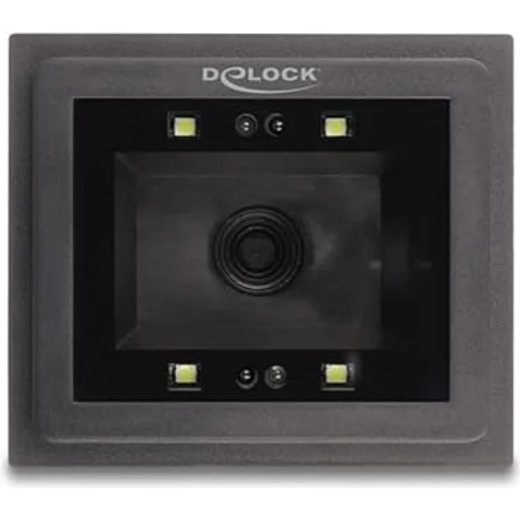 Delock USB Barcodescanner 1D und 2D kabelgebunden für den stationären Einbau (1D-Barcodes, 2D-Barcodes), Barcode-Scanner, Schwarz – Bild 2