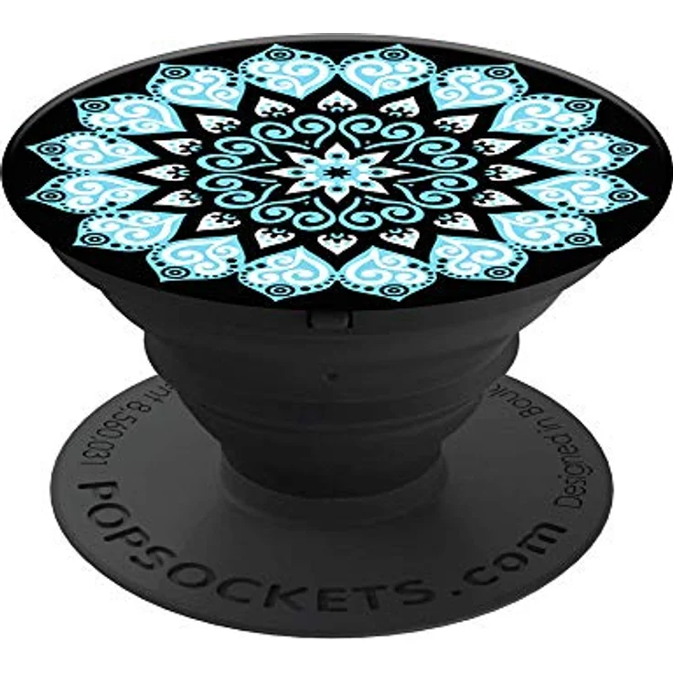 PopSockets - Ausziehbarer (Nicht Austauschbarer) Sockel und Griff für Smartphone und Tablet - Peace Mandala Sky – Bild 2
