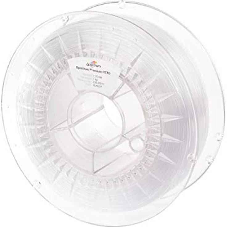 Spectrum Filaments PET-G Transparent Glassy, 3D-Druckmaterial mit hoher Transparenz und Schlagfestigkeit, kratzfest und langlebig – Bild 2