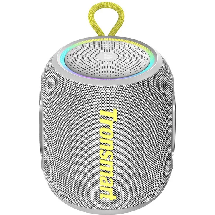 Tronsmart T8 Mini, Tragbarer Stereo-Lautsprecher mit 16 W, Bluetooth 5.3, 15 m Reichweite, grau