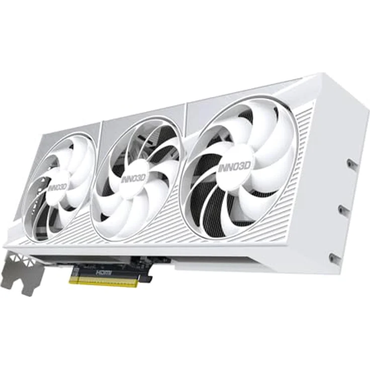 INNO3D GeForce RTX 5080 X3 OC White - NVIDIA Grafikkarte mit 16 GB GDDR7 VRAM und Triple-Fan-Kühler – Bild 5