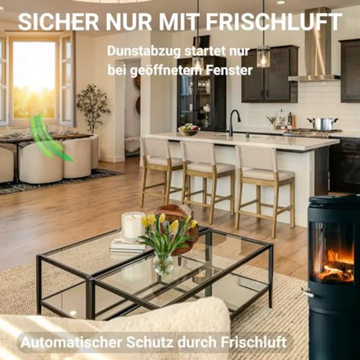 Schabus Kabel-Abluftsteuerung KDS110 1150W Weiß – Bild 4