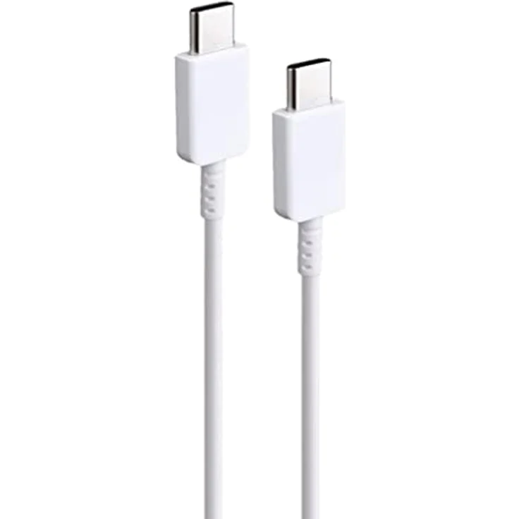 Ventarent Ladekabel USB C zu USB C, Schnellladefunktion, kompatibel mit Samsung Galaxy S25, S24, S23, S22, S21, S20 Ultra sowie iPhone 16, 15 Pro Max Plus, Weiß – Bild 1