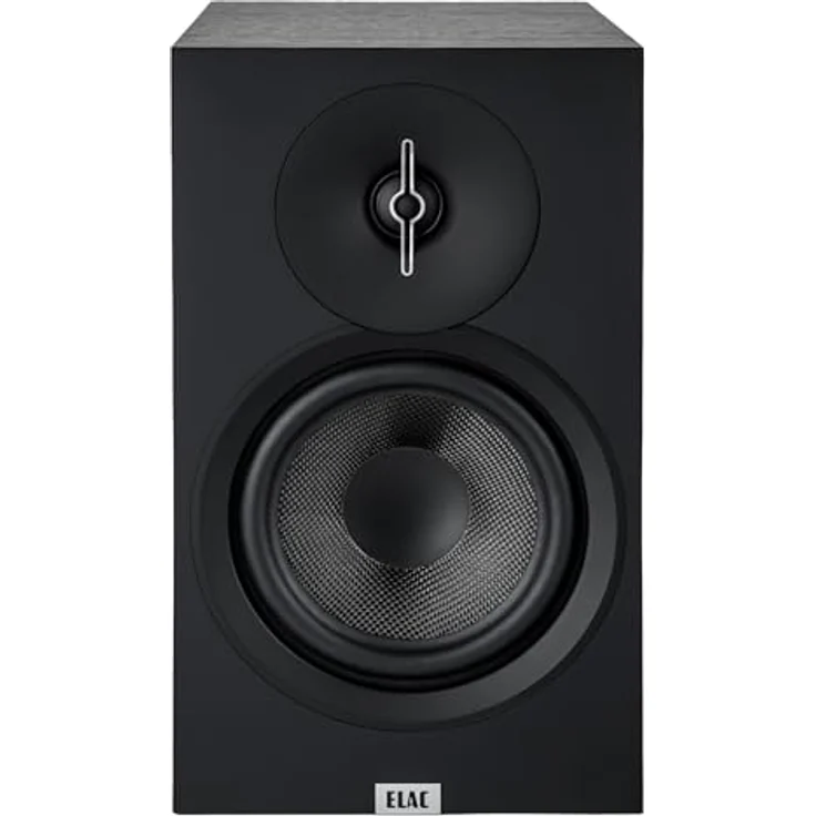 ELAC Debut B6.3 Regal-Lautsprecher, legendärer Klang, edles Design - 2 Lautsprecher passiv, Schwarz – Bild 1