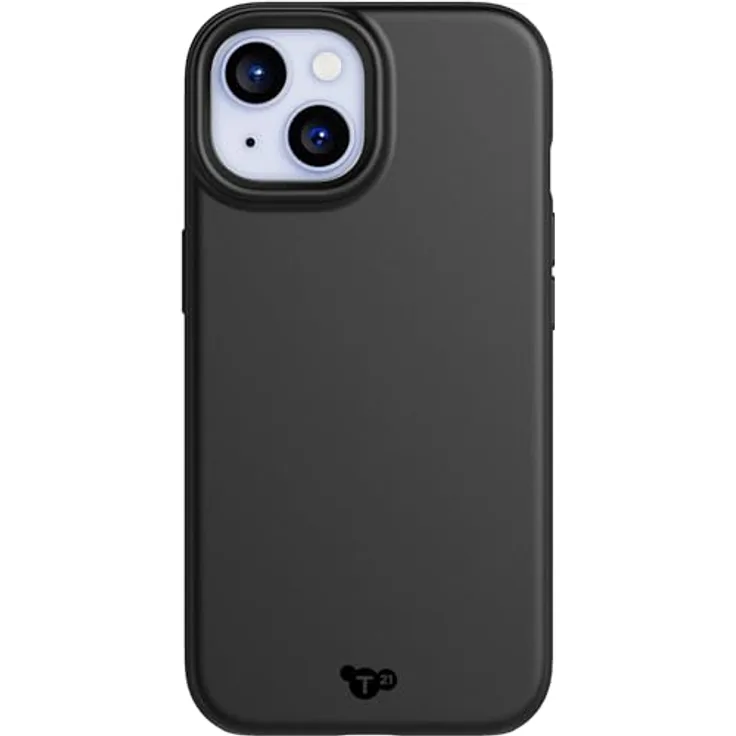 tech21 EvoLite Schutzhülle für iPhone 15, stoßfest, Schwarz