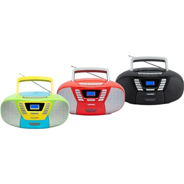 Blaupunkt BOOMBOX MIT CD PLAYER FÜR KINDER B 120, Radio, Schwarz – Bild 6