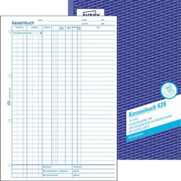 Avery Zweckform 426 Kassenbuch A4 100 Blatt