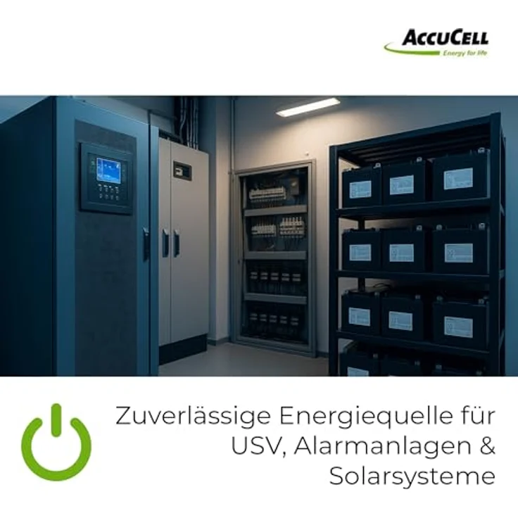 SSB SBL12-12L, 12V 12Ah Bleiakku AGM Blei Gel Akku, Longlife Design, 151 x 98 x 95 mm – Bild 2