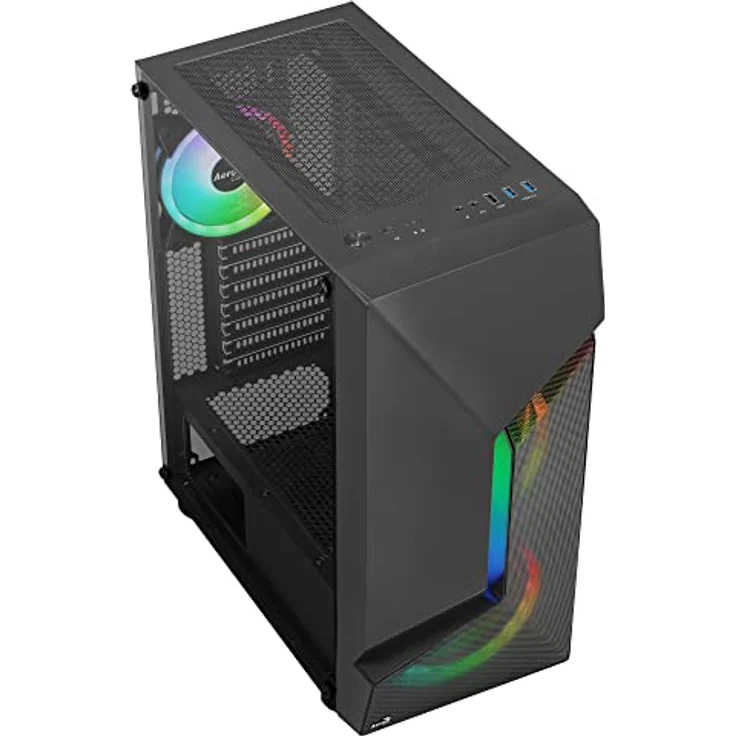 AeroCool Scape V3 schwarz Midi Tower mit Glasfenster – Bild 3