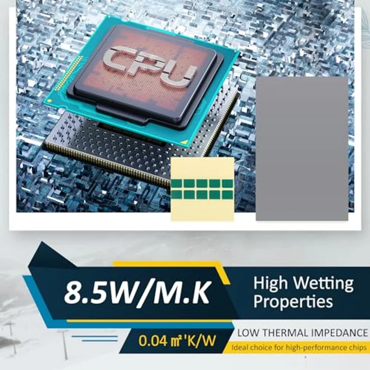 Honeywell PTM7950 Wärmeleitpad 50x31mm für PS5 und Steam Deck, hohe thermische Leitfähigkeit, hitzebeständig, einfache Installation – Bild 4