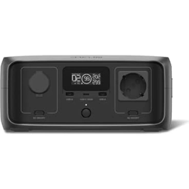 EF ECOFLOW River 3 Tragbare Powerstation, 245 Wh LFP Batterie, bis zu 600 W Leistung, 10 ms USV, 30% kompakt, ideal für Camping und Outdoor