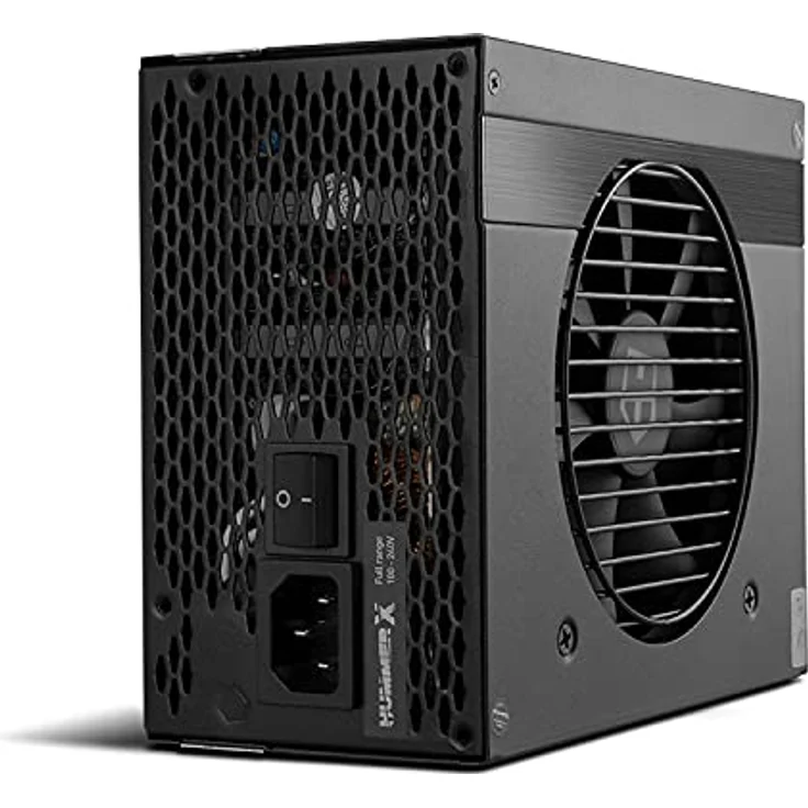 Nox HUMMER X 850W PLUS GOLD, 80 Plus Gold Netzteil mit 120-mm-Lüfter, modular, Schwarz – Bild 2