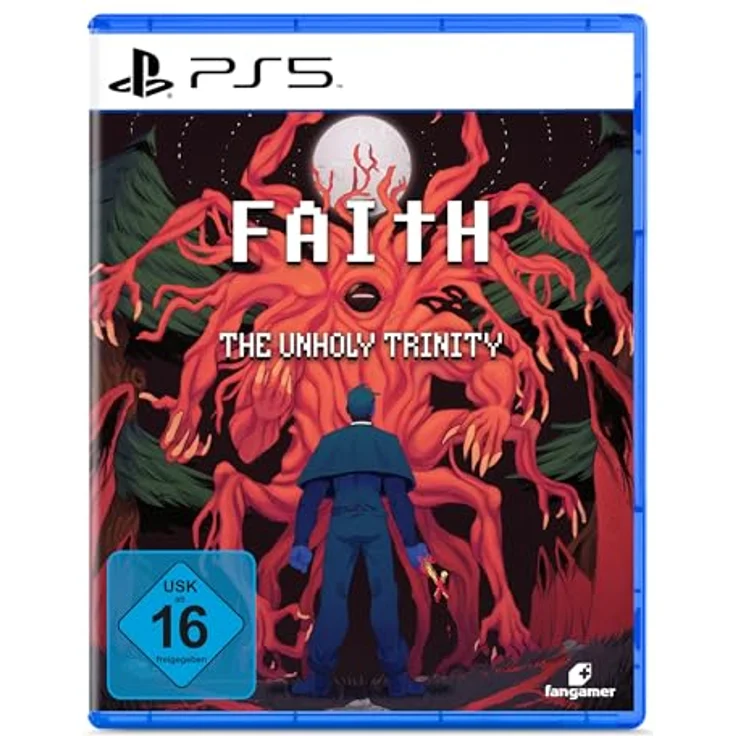 Fangamer FAITH: The Unholy Trinity - PS5, physische Edition mit 8-seitigem Booklet, Poster, Stickern und Download-Code für den digitalen Soundtrack – Bild 1