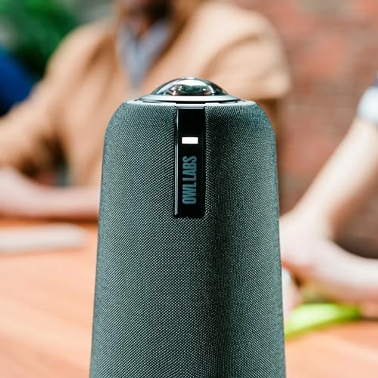 Owl Labs Meeting Owl 4+ 360-Grad, 4K Smart Videokonferenzkamera (automatischer Lautsprecher-Fokus, Smart Zooming und Rauschunterdrückung) – Bild 2